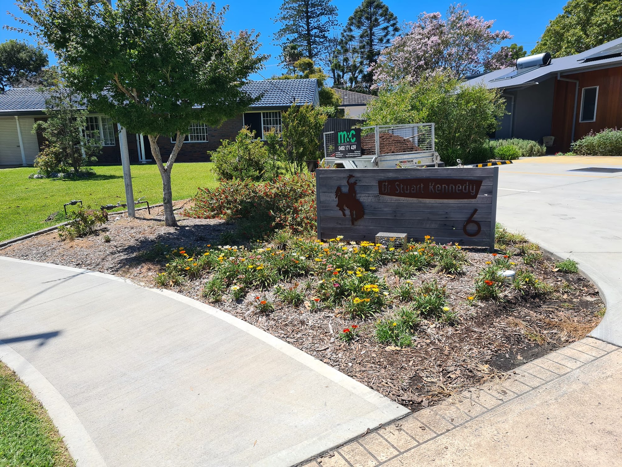 Complete landscaping job